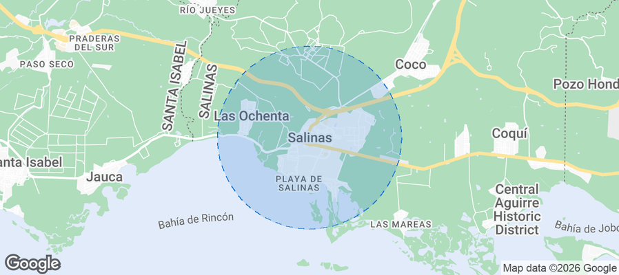 Salinas Airbnb map